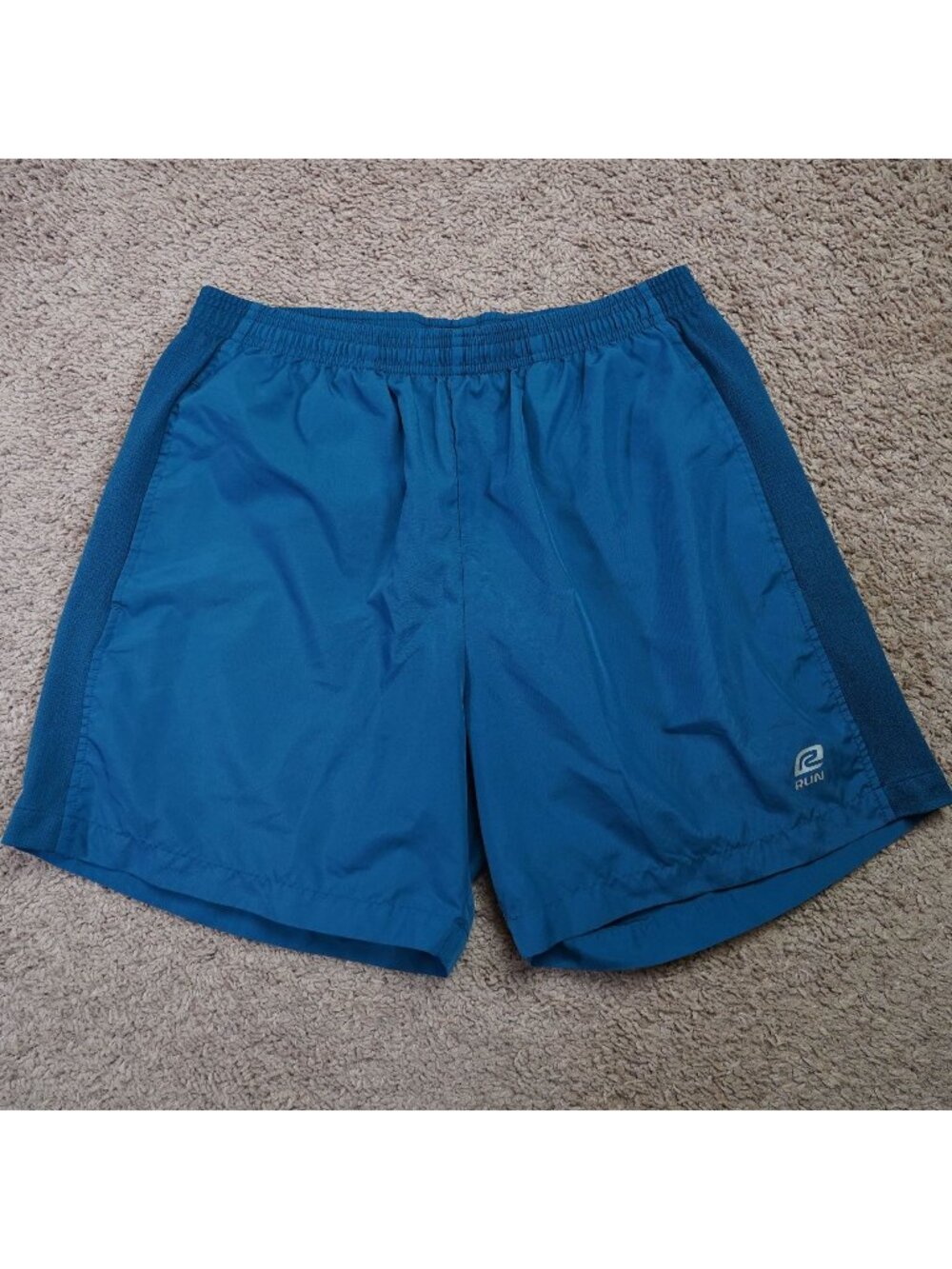 Roadrunner Sports Shorts Mens M 29x6 Blue Lightweight Drawstring Activewear